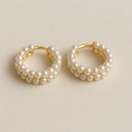 The Pearl Embrace Hoops