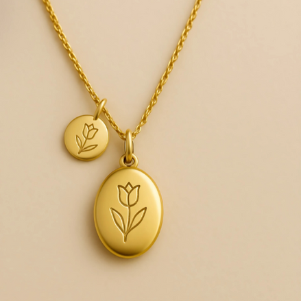 The Tulip Locket Necklace